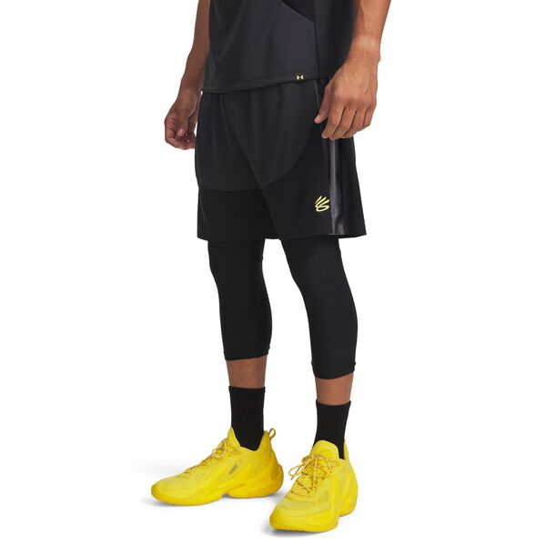 アンダーアーマー メンズ ボトムス ハーフパンツ・ショーツ ショートパンツ Under Armour Men's Curry Splashorts AnthraciteBlackLuminYellw