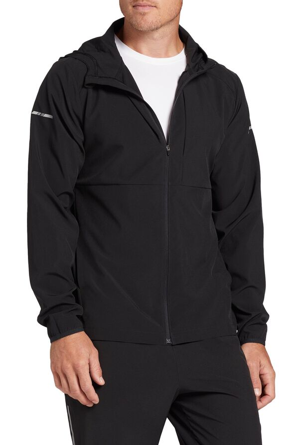 DSG メンズ アウター ジャケット・ブルゾン DSG Men's Full Zip Run Jacket Pure Black ブラック｜ReVida 店