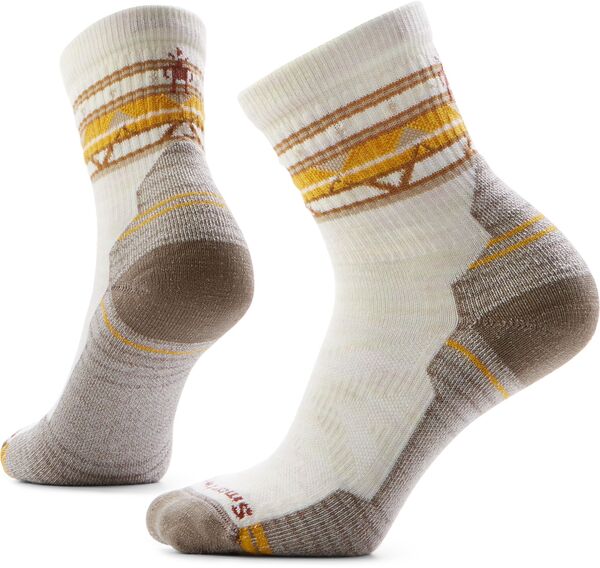 かっこ良い羊毛 レディース アンダーお召しもの ソックス Smartwool Women\u0027s Hike Light Cushion Zig Zag Valley Mid Crew Socks Moonbeam
