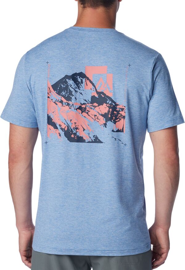 コロンビア メンズ トップス Tシャツ グラフィック Columbia Men's Kwick Hike Short Sleeve Graphic T-Shirt Skyler Heather ヘザー