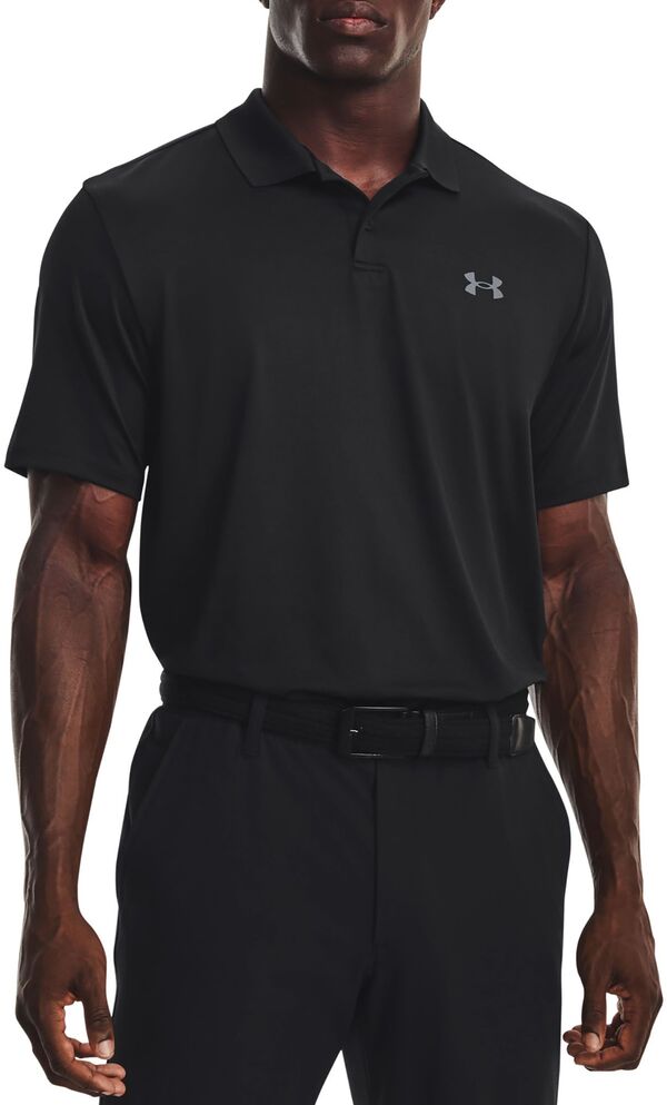 アンダーアーマー メンズ トップス スポーツシャツ Under Armour Men\u0027s Performance Short Sleeve Polo Black/Pitch Gray 黒いこと