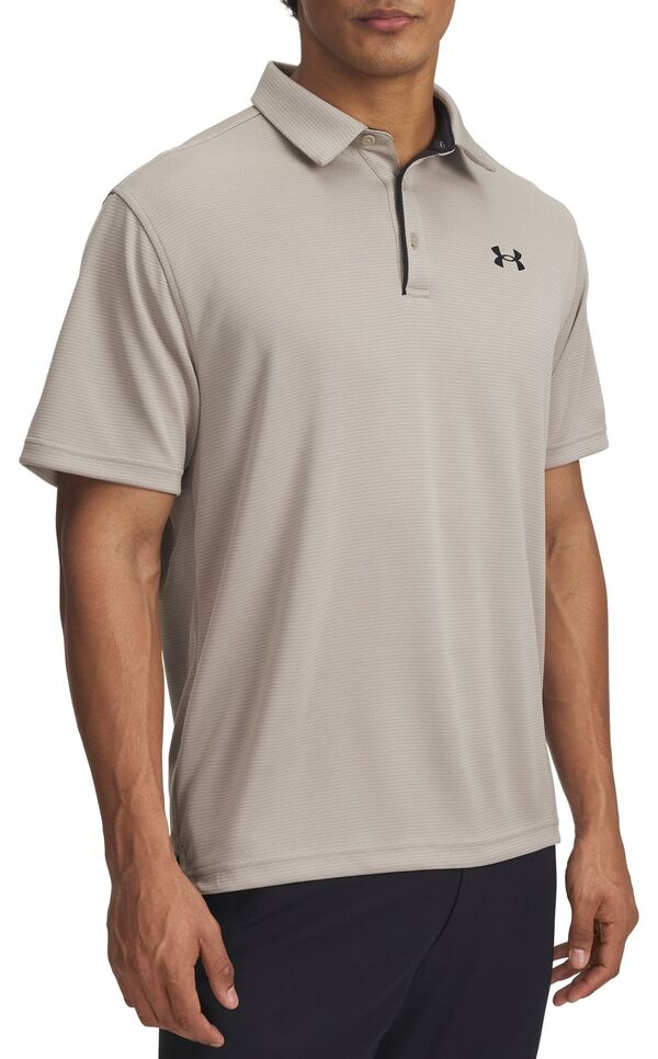 アンダーアーマー メンズ トップス ポロシャツ Under Armour Men's Tech Golf Polo Timberwolf Taupe トープ