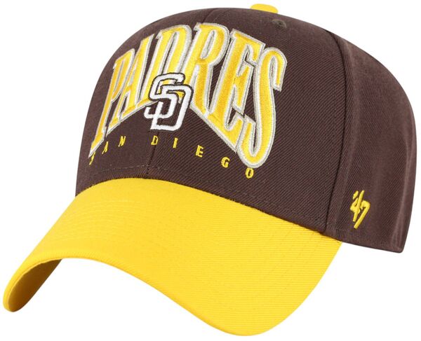 フォーティーセブン レディース アクセサリー 帽子 '47 Adult San Diego Padres Brown Drawbridge MVP Adjustable Hat NoColor ブラウン
