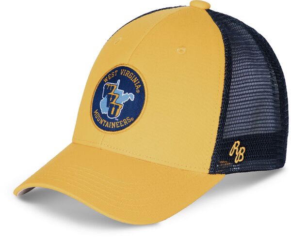 レトロブランド メンズ アクセサリー 帽子 Retro Brand Adult West Virginia Mountaineers Gold Throwback Trucker Hat NoColor ゴールド|ReVida 店