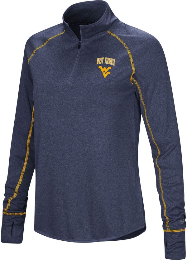 コロシアム レディース アウター ジャケット・ブルゾン Colosseum Women's West Virginia Mountaineers Blue Stingray 1/4 Zip Jacket NoColor ブルー