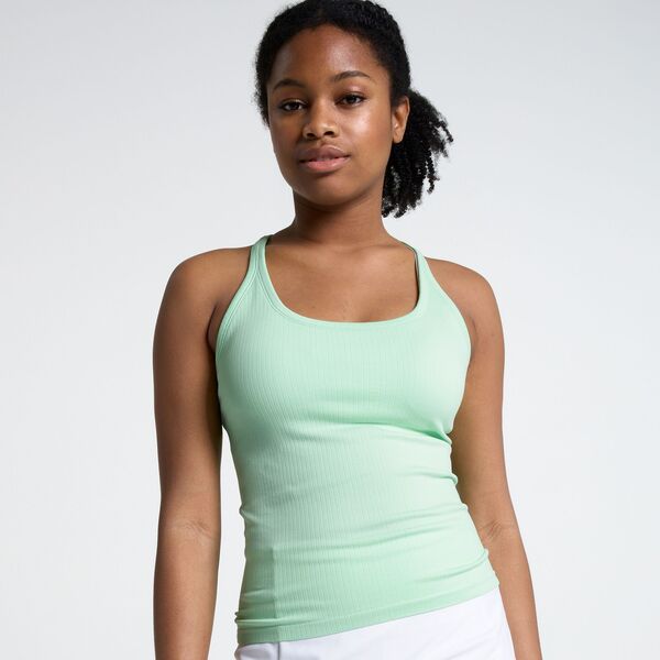 DSG レディース トップス 貯蔵タンクいの一番 DSG Women\u0027s Momentum Seamlessupportank Bouncy Lime 菩提樹 トップス-レディースファッション