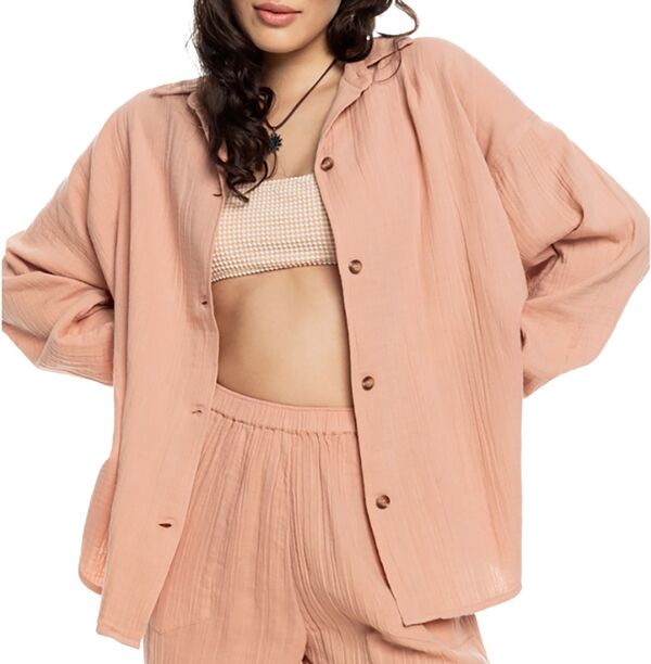 ロキシー レディース トップス シャツ Roxy Women's Morning Time Long Sleeve Top Cafe Creme｜ReVida 店
