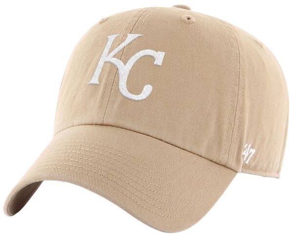 フォーティーセブン レディース アクセサリー 帽子 '47 Adult Kansas City Royals Khaki Cleanup Adjustable Hat NoColor カーキ