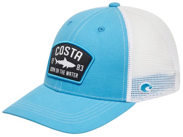 コスタデルマール レディース アクセサリー 帽子 Costa Del Mar Chatham Shark Twill Trucker Hat Costa Blue ブルー