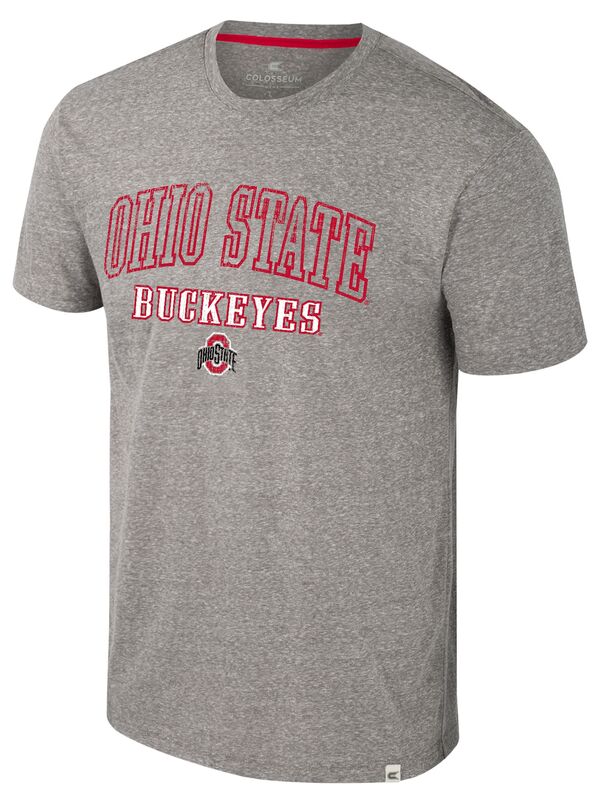 コロシアム メンズ トップス Tシャツ Colosseumen's Ohio State Buckeyes Heather Grey Electromagnetic T-Shirt NoColor グレー