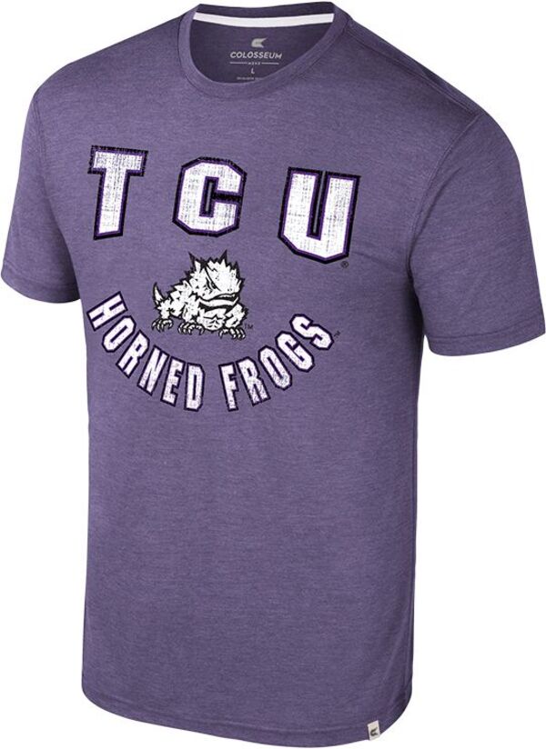 コロシアム メンズ トップス Tシャツ Colosseumen's TCU Horned Frogs Purple Virtual Reality T-Shirt NoColor パープル