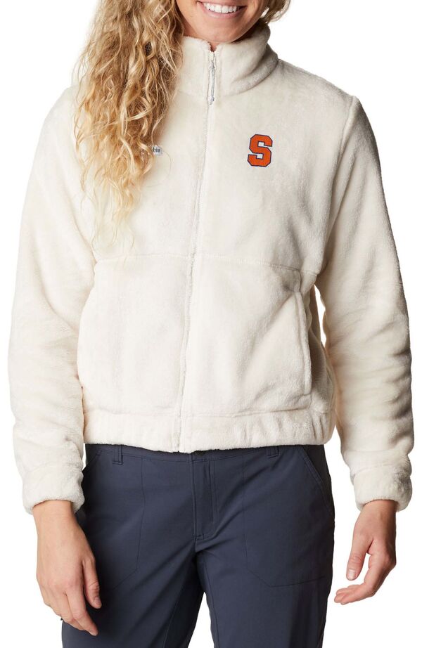 コロンビア レディース アウター ジャケット・ブルゾン Columbia Women'syracuse Orange Chalk Fire Side Sherpa Full-Zip Jacket NoColor チョーク