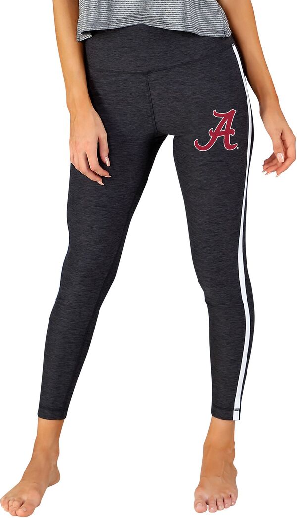 コンセプツ スポーツ レディース ボトムス レギンス ニット Conceptsport Concept Sports Women's Alabama Crimson Tide Grey/White Centerline Knit Leggings NoColor ホワイト