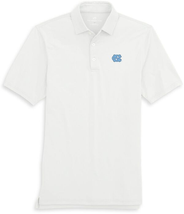 サウザーンタイド メンズ トップス ポロシャツ ヒール Southern Tide Men's North Carolina Tar Heels White Ryder Performance Polo NoColor ホワイト