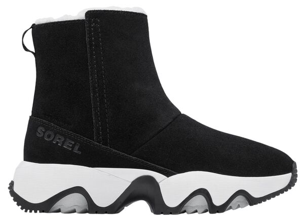 ソレル レディース シューズ ブーツ・レインブーツ SOREL Women\u0027s Kinetic Impact Short Waterproof Boots Black/Sea Salt 黒いこと