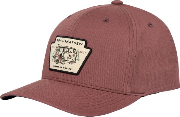 トラビスマヒュー メンズ アクセサリー 帽子 TravisMathew Men's Year In Review Golf Hat Roan Rouge