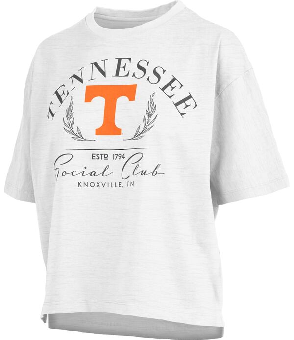 プレスボックス レディース トップス Tシャツ Pressbox Women's Tennessee Volunteers White Social Club T-Shirt NoColor ホワイト