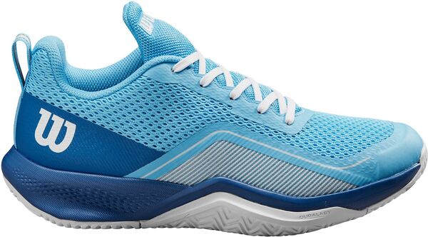 ウィルソン レディース シューズ スニーカー Wilson Women's Rush Pro Litennishoes Blue/White ホワイト