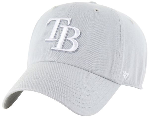 フォーティーセブン メンズ アクセサリー 帽子 '47 Adultampa Bay Rays Grey Clean Up Adjustable Hat NoColor グレー