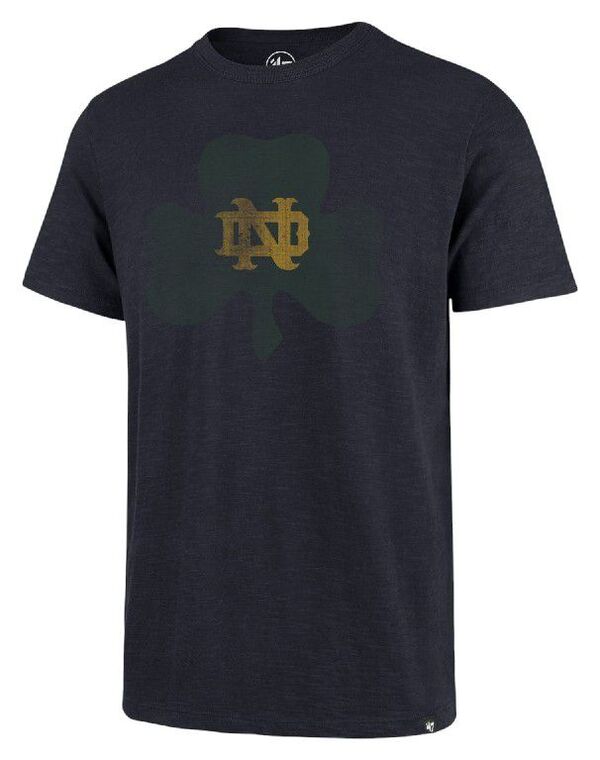 フォーティーセブン メンズ トップス Tシャツ '47 Adult Notre Dame Fighting Irish Navy Scrum Grit-Shirt NoColor ネイビー