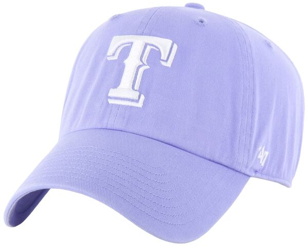 フォーティーセブン メンズ アクセサリー 帽子 '47 Adultexas Rangers Purple Clean Up Adjustable Hat NoColor パープル
