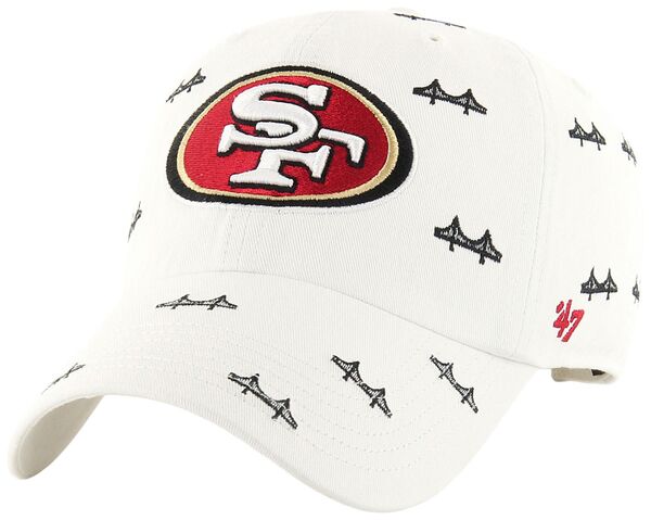 フォーティーセブン レディース アクセサリー 帽子 47 Womenan Francisco 49ers White Confetti Clean Up Adjustable Hat NoColor ホワイト