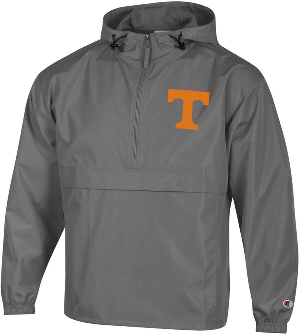 チャンピオン メンズ アウター ジャケット・ブルゾン Tシャツ Champion Men's Tennessee Volunteers Graphite Packable Jacket NoColor グラファイト