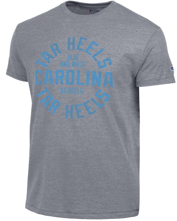 チャンピオン メンズ トップス Tシャツ ヒール Champion Men's North Carolina Tar Heels Gunsmoke Heather Ultimate Triblend T-Shirt NoColor ヘザー