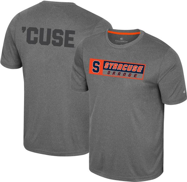 コロシアム メンズ トップス Tシャツ Colosseumen'syracuse Orange Heather Charcoal Twin T-Shirt NoColor チャコール