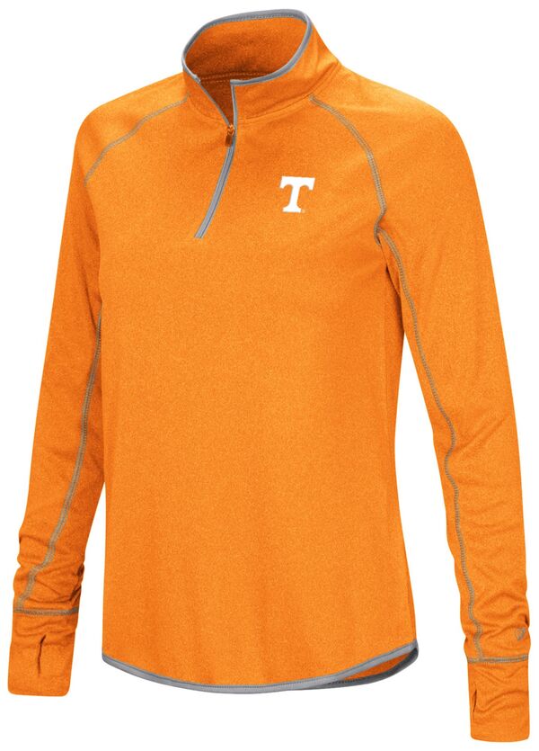 コロシアム レディース アウター ジャケット・ブルゾン メッシュ Tシャツ Colosseum Women's Tennessee Volunteers Orange Micro Mesh Promo Quarter-Zip Jacket NoColor オレンジ
