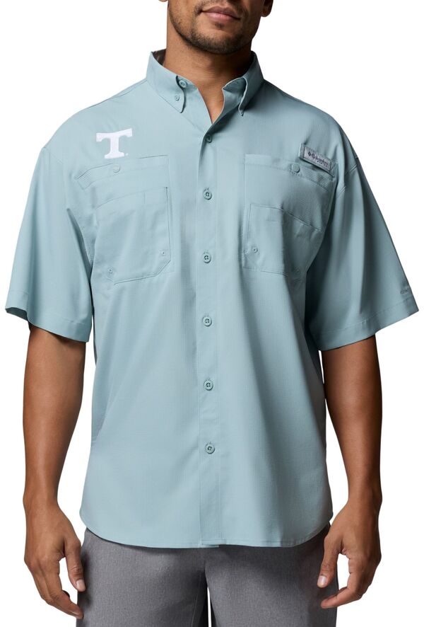 コロンビア メンズ トップス Tシャツ Columbia Men's Tennessee Volunteers Crushed Blue Tamiami T-Shirt NoColor ブルー