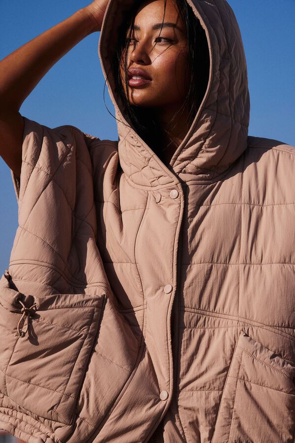 フリーピープル レディース アウター ジャケット・ブルゾン FP Movement Women's Happy Trails Poncho Sandy