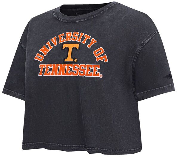 プロスタンダード レディース トップス Tシャツ Pro Standard Women's Tennessee Volunteers Washed Black Boxy T-Shirt NoColor ブラック