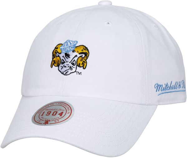 ミッチェル&ネス レディース アクセサリー 帽子 ヒール Mitchell & Ness Adult North Carolina Tar Heels White Burst Adjustable Strapback Hat NoColor ホワイト|ReVida 店