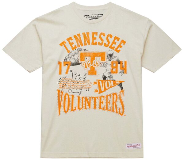 ミッチェル&ネス メンズ トップス Tシャツ Mitchell & Ness Men's Tennessee Volunteers Natural Heritage Scholar Short Sleeve T-Shirt NoColor