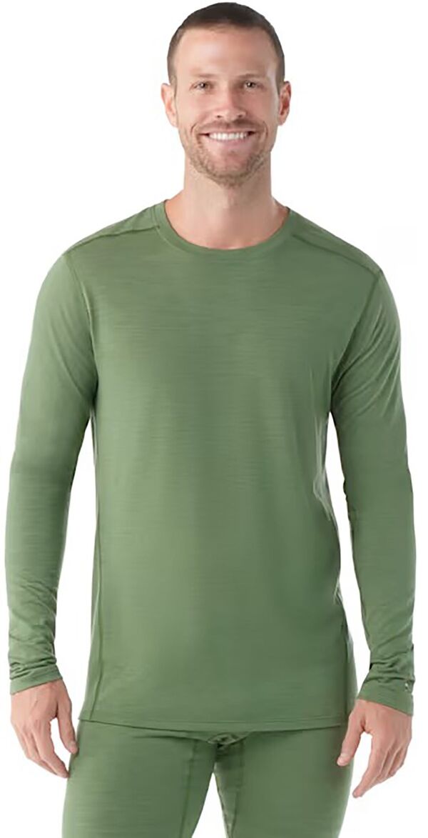 スマートウール メンズ トップス シャツ Smartwool Men's Classic All-Season Merino Base Layer Crew Boxed Fern Green グリーン
