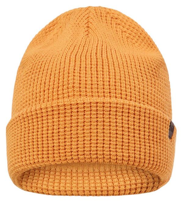 トラビスマヒュー メンズ アクセサリー 帽子 TravisMathew Adult Cloud Waffle 2.0 Golf Beanie Spruce Yellow イエロー｜ReVida 店