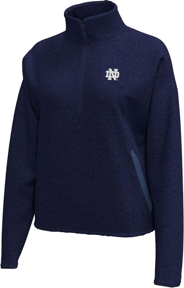 アンダーアーマー レディース アウター ジャケット・ブルゾン Under Armour Women's Notre Dame Fighting Irish Navy Expanse Half-Zip Jacket NoColor ネイビー
