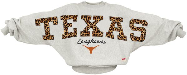 プレスボックス レディース アウター パーカー・スウェット クルーネック シャツ Pressbox Women's Texas Longhorns Ash Flannigan Crewneck Sweatshirt NoColor アッシュ