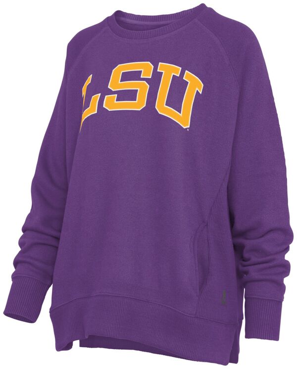 プレスボックス レディース アウター ニット・セーター Pressbox Women's LSU Tigers Purple Harlow Sweater NoColor パープル