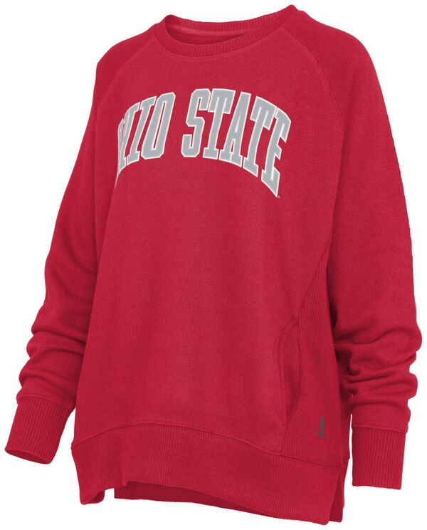 プレスボックス レディース アウター ニット・セーター Pressbox Women's Ohio State Buckeyes Red Harlow Sweater NoColor レッド 12,586円