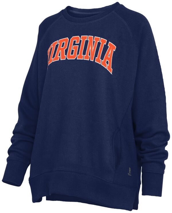 プレスボックス レディース アウター ニット・セーター Pressbox Women's Virginia Cavaliers Navy Harlow Sweater NoColor ネイビー