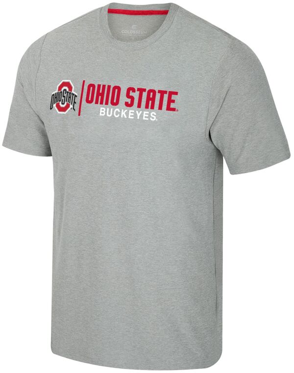 コロシアム メンズ トップス Tシャツ Colosseumen's Ohio State Buckeyes Grey Herald T-Shirt NoColor グレー