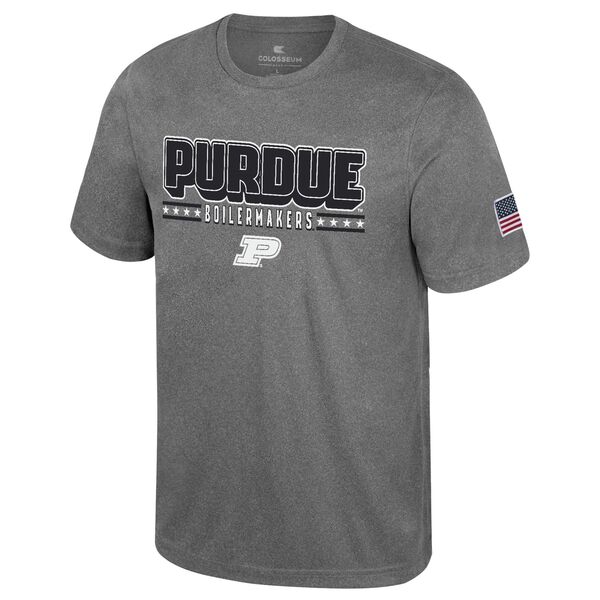 コロシアム メンズ トップス Tシャツ Colosseumen's Purdue Boilermakers Grey Herald T-Shirt NoColor グレー