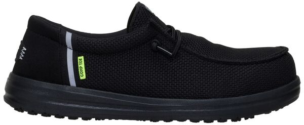 ヘイデュード レディース シューズ スニーカー Hey Dude Women\u0027s Wendy Work Composite Toe Shoes Black 黒いこと