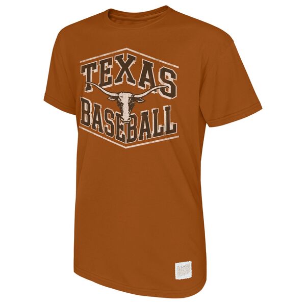 レトロブランド メンズ トップス Tシャツ ロゴ Retro Brand Men's Texas Longhorns Orange Basketballogo T-Shirt NoColor オレンジ