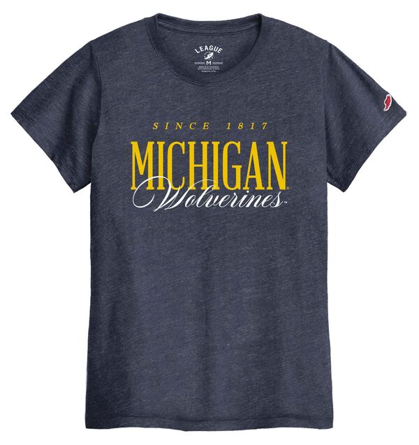 リーグレガシー レディース トップス Tシャツ League-Legacy Women's Michigan Wolverines Navy Intramural T-Shirt NoColor ネイビー 9,235円