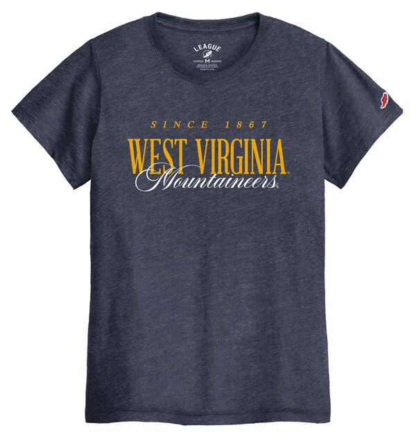 リーグレガシー レディース トップス Tシャツ League-Legacy Women's West Virginia Mountaineers Navy Intramural T-Shirt NoColor ネイビー