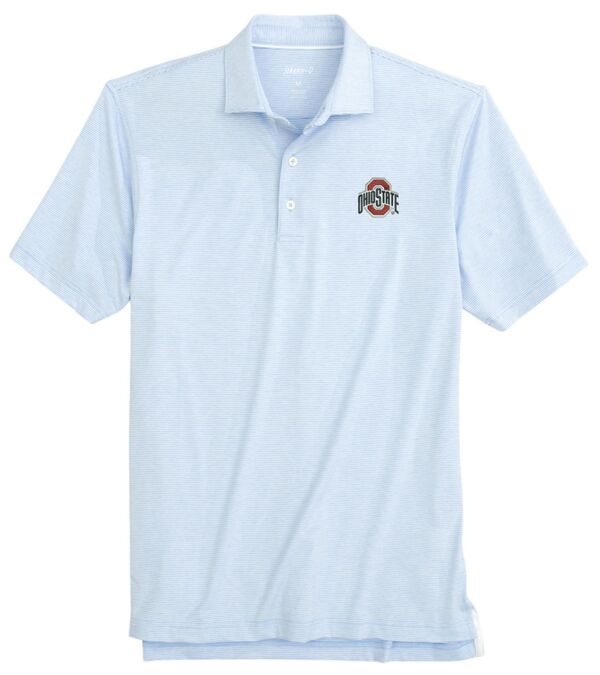ジョニー オー メンズ トップス ポロシャツ Johnnie-O Men's Ohio State Buckeyes Light Blue Lyndonn Polo NoColor ブルー 28,258円