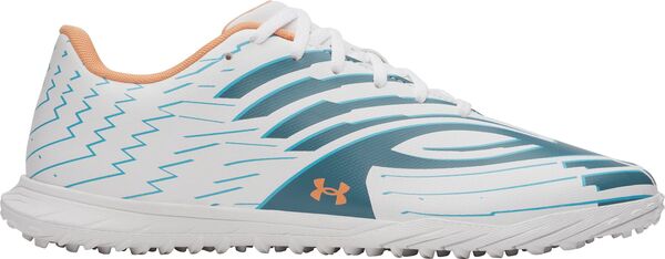 アンダーアーマー レディース シューズ スニーカー Under Armour Shadow Club 4 Turf Soccer Cleats White/Blue 白いこと